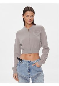 Pinko Kardigan Bambusa 102819 A115 Szary Regular Fit. Kolor: szary. Materiał: syntetyk, bawełna