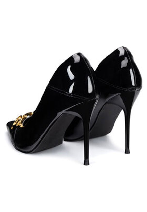 DeeZee Szpilki WFA3024-1 Czarny. Kolor: czarny. Materiał: skóra. Obcas: na szpilce