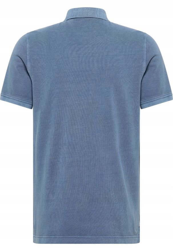 Męski T-Shirt Mustang Style Pablo PC Polo Insignia Blue 1016297 5230. Typ kołnierza: polo