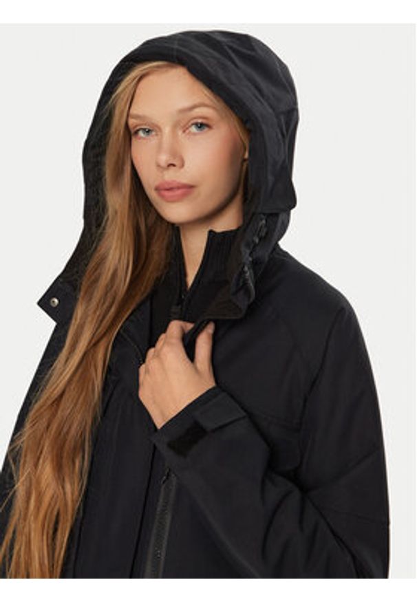 Colourwear Kurtka narciarska Gritty Parka W 7010316 Czarny Regular Fit. Kolor: czarny. Materiał: syntetyk. Sport: narciarstwo