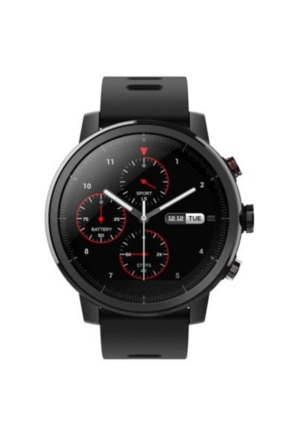 Smartwatch AMAZFIT Stratos Czarny. Rodzaj zegarka: smartwatch. Kolor: czarny. Styl: sportowy, casual