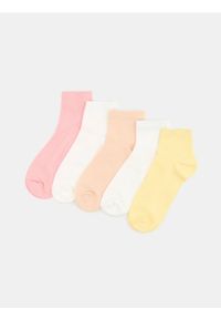 Sinsay - Bawełniane skarpetki 5 pack - wielobarwny. Materiał: bawełna #1
