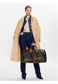 Guess Torba podróżna TMPEON P3236 Brązowy. Kolor: brązowy. Materiał: skóra