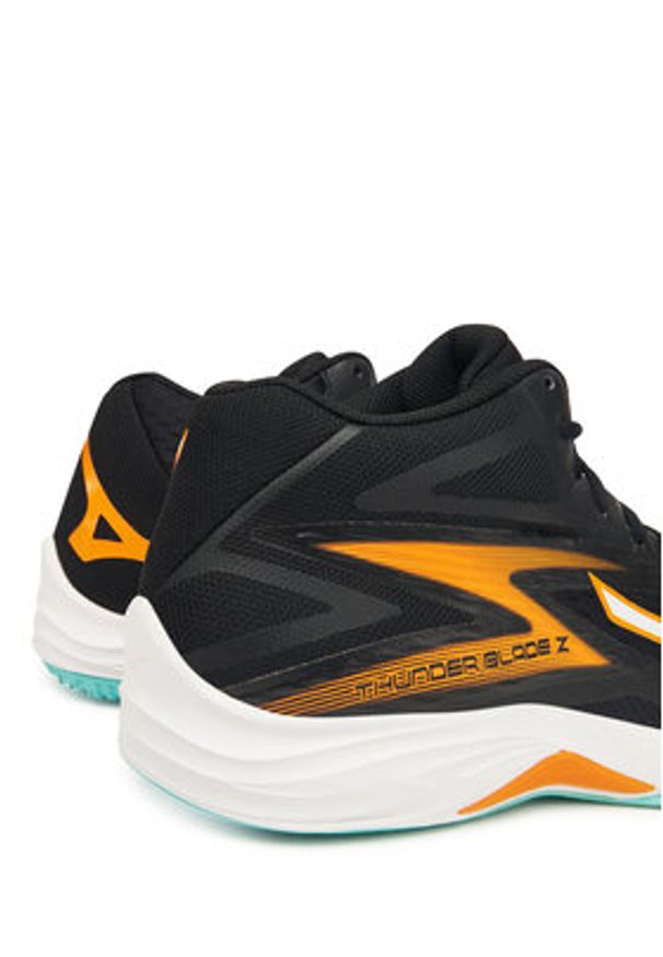 Mizuno Buty halowe Thunder Blade Z Mid V1GA2375 Czarny. Kolor: czarny. Materiał: skóra