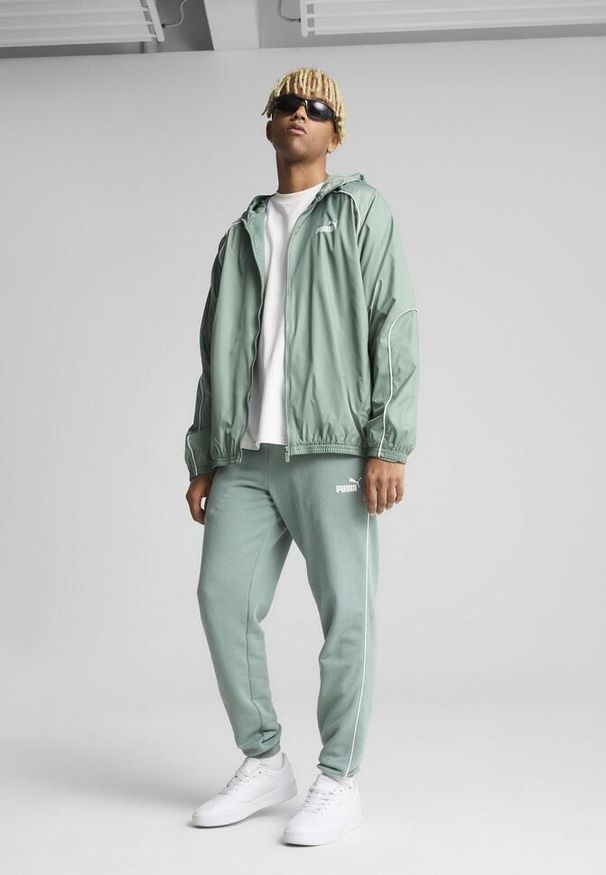 Puma - Męska wiatrówka PUMA Sport PUMA Green Moon. Kolor: zielony