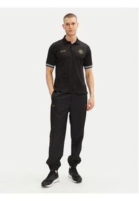 EA7 Emporio Armani Polo 7M000257 AF13537 UC001 Czarny Regular Fit. Typ kołnierza: polo. Kolor: czarny. Materiał: syntetyk