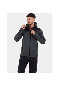 FUNDANGO - Sweter męski Fundango Ashford. Kolor: szary, wielokolorowy, czarny. Materiał: polar. Sezon: zima. Sport: turystyka piesza #1