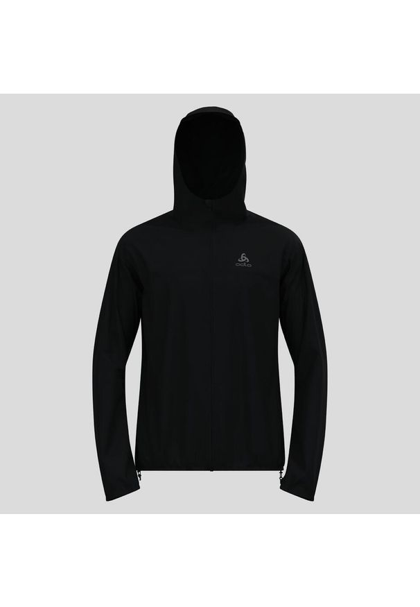 Odlo - Kurtka wodoodporna męska ODLO X-Alp Waterproof Jacket. Kolor: zielony, wielokolorowy, szary, brązowy