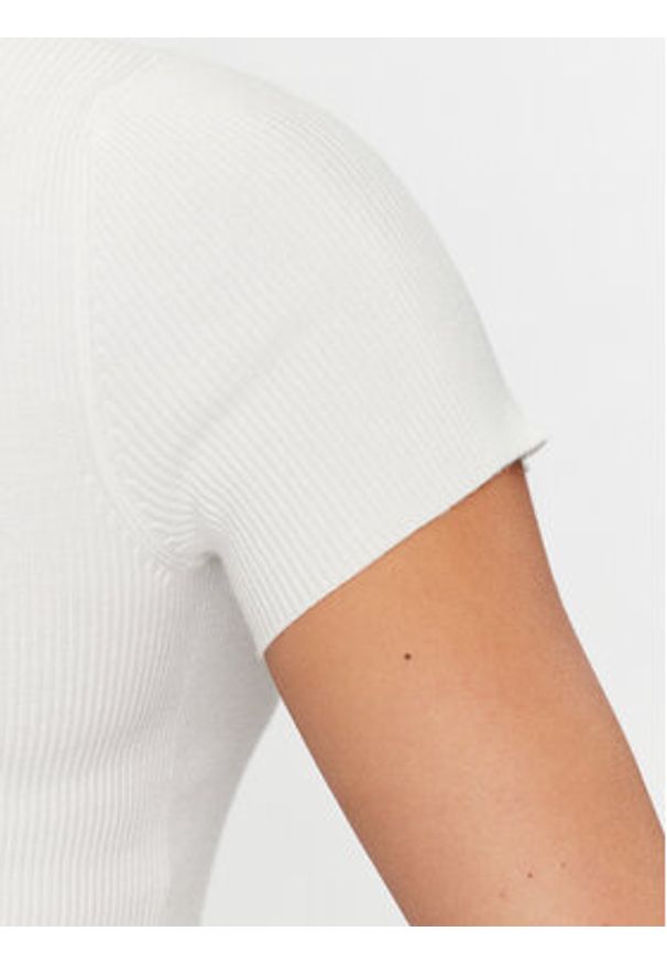 Liu Jo T-Shirt CF3204 MS99E Biały Slim Fit. Kolor: biały. Materiał: syntetyk