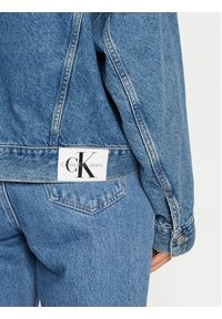 Calvin Klein Jeans Kurtka jeansowa J20J223672 Niebieski Boxy Fit. Kolor: niebieski. Materiał: bawełna #4