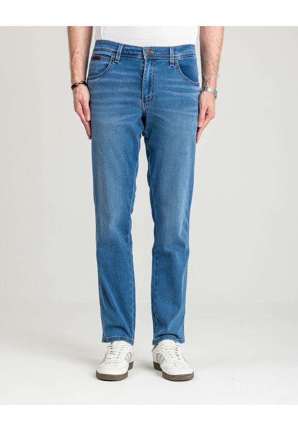 Wrangler - MĘSKIE SPODNIE WRANGLER TEXAS SLIM LIGHT VISUAL 112378817