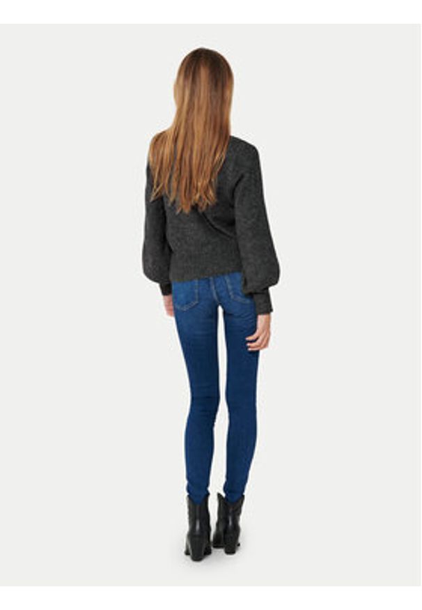 only - ONLY Sweter Elsa 15210667 Szary Regular Fit. Kolor: szary. Materiał: syntetyk