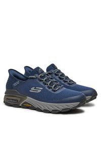 skechers - Skechers Sneakersy Slip-ins: Max Protect - Assembly 237309/NVY Granatowy. Kolor: niebieski. Materiał: materiał #4