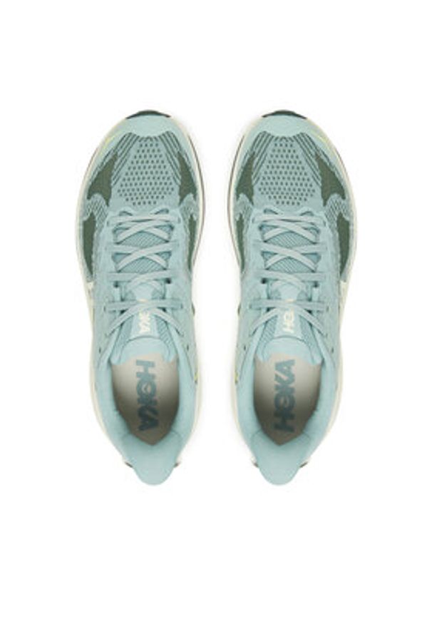 HOKA - Hoka Buty do biegania Challenger 8 1168716 Turkusowy. Kolor: turkusowy. Materiał: materiał