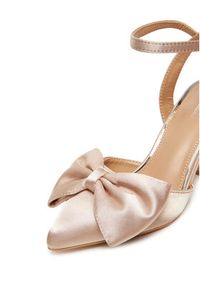 DeeZee Czółenka HTA917-2 Beżowy. Kolor: beżowy. Materiał: materiał #3