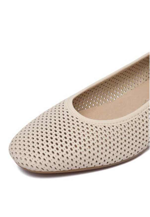 Rieker Czółenka CEO-43459-60 Beżowy jasny. Kolor: beżowy. Materiał: skóra