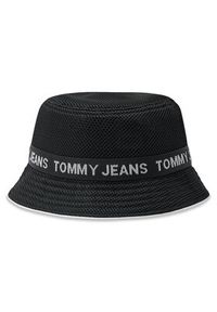 Tommy Jeans Kapelusz Bucket Sport AM0AM11007 Czarny. Kolor: czarny. Materiał: materiał, poliester. Styl: sportowy