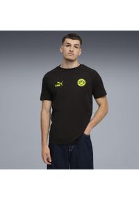 Puma - Męska koszulka Borussia Dortmund KING PUMA Black Yellow Alert. Kolor: czarny, wielokolorowy, żółty. Sport: piłka nożna