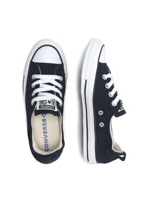 Converse Trampki Ct Shoreline Slip 537081C Czarny. Kolor: czarny. Materiał: materiał