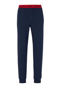 Hugo Spodnie piżamowe 50493128 Granatowy Regular Fit. Kolor: niebieski. Materiał: bawełna #4
