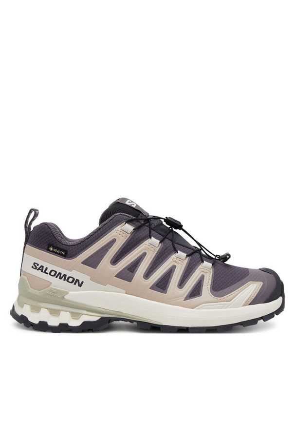 salomon - Trekkingi Salomon. Kolor: fioletowy. Technologia: Gore-Tex. Sport: turystyka piesza