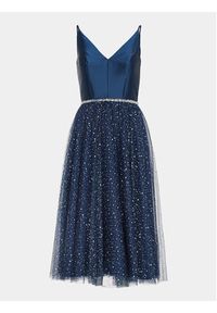 Swing Sukienka koktajlowa 5AG11500 Granatowy Regular Fit. Kolor: niebieski. Materiał: syntetyk. Styl: wizytowy #6