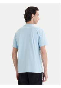 Versace Jeans Couture T-Shirt 80GAHT01 CJ00T Niebieski Regular Fit. Kolor: niebieski. Materiał: bawełna #4