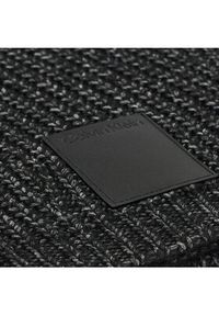 Calvin Klein Szal Geometric Knit Scarf K60K608491 Czarny. Kolor: czarny. Materiał: materiał #4
