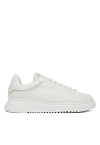 Emporio Armani Sneakersy EM003663 AF19999 U0001 Biały. Kolor: biały. Materiał: skóra #1