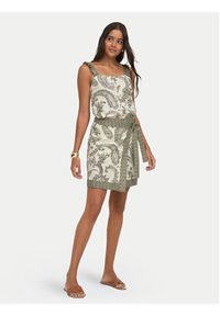 only - ONLY Spódnica mini Leya 15373651 Kremowy Regular Fit. Kolor: kremowy. Materiał: wiskoza #2