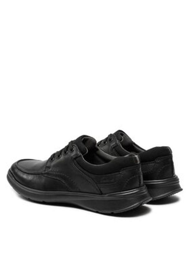 Clarks Półbuty Cotrell Edge 261373857 Czarny. Kolor: czarny. Materiał: skóra