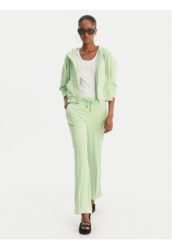 Juicy Couture Bluza Iccle JCWAS126304 Zielony Oversize. Kolor: zielony. Materiał: syntetyk