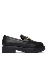 Love Moschino - LOVE MOSCHINO Loafersy JA10094G0NIA0000 Czarny. Kolor: czarny. Materiał: skóra #1