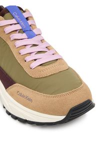 Calvin Klein Sneakersy Hike Runner Mg Nylon Mix YW0YW02075 Zielony. Kolor: zielony. Materiał: zamsz, skóra