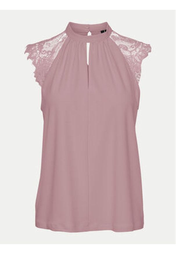 Vero Moda Bluzka Milla 10226072 Różowy Regular Fit. Kolor: różowy. Materiał: syntetyk