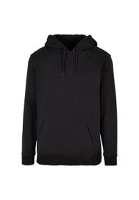 BUILD YOUR BRAND - Męska Bluza Z Kapturem Ultra Heavy Regular. Typ kołnierza: kaptur. Kolor: czarny
