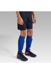 KIPSTA - Spodenki piłkarskie dla dzieci Kipsta Viralto Club. Kolor: niebieski. Materiał: materiał, poliamid, poliester, elastan. Sezon: lato. Styl: sportowy