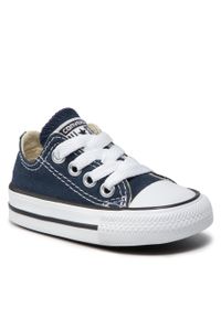 Trampki Converse Inf C/T A/S Ox 7J237C Navy. Kolor: niebieski. Materiał: materiał