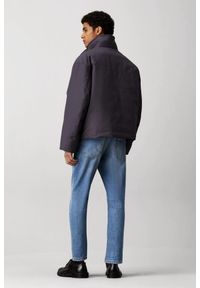 Calvin Klein - CALVIN KLEIN Błękitne męskie jeansy Dad Jean, Rozmiar 34. Okazja: na co dzień. Kolor: niebieski. Długość: długie. Styl: casual, elegancki #5