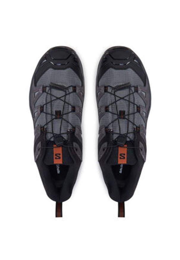 salomon - Salomon Trekkingi X Ultra 360 Leather L47571700 Szary. Kolor: szary. Materiał: materiał. Sport: turystyka piesza