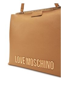 Love Moschino - LOVE MOSCHINO Torebka JC4054PP1MLG0105 Beżowy. Kolor: beżowy. Materiał: skórzane #4