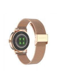 GARETT - Smartwatch Garett Smartwatch damski Garett 5904238485064 różowe złoto bransoleta. Rodzaj zegarka: smartwatch. Kolor: złoty, wielokolorowy, różowy #1