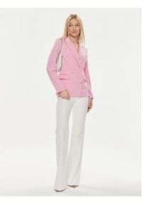 ViCOLO Marynarka TB0080 Różowy Regular Fit. Kolor: różowy. Materiał: syntetyk #3