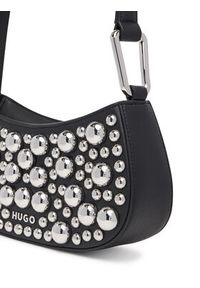 Hugo - HUGO Torebka Terrah ST Hobo 50547902 Czarny. Kolor: czarny. Materiał: skórzane
