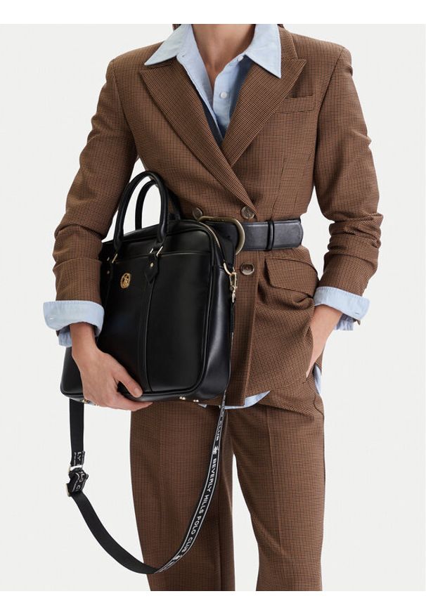 Beverly Hills Polo Club Torebka CEO-BHPC-L-010-09 Czarny. Kolor: czarny. Materiał: materiał