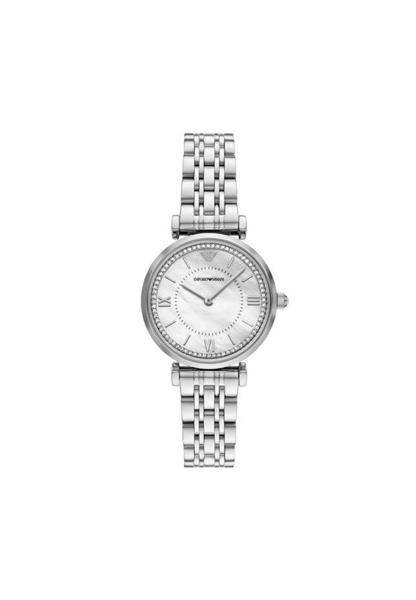 Emporio Armani Zegarek Gianni T-Bar AR11701 Srebrny. Kolor: srebrny
