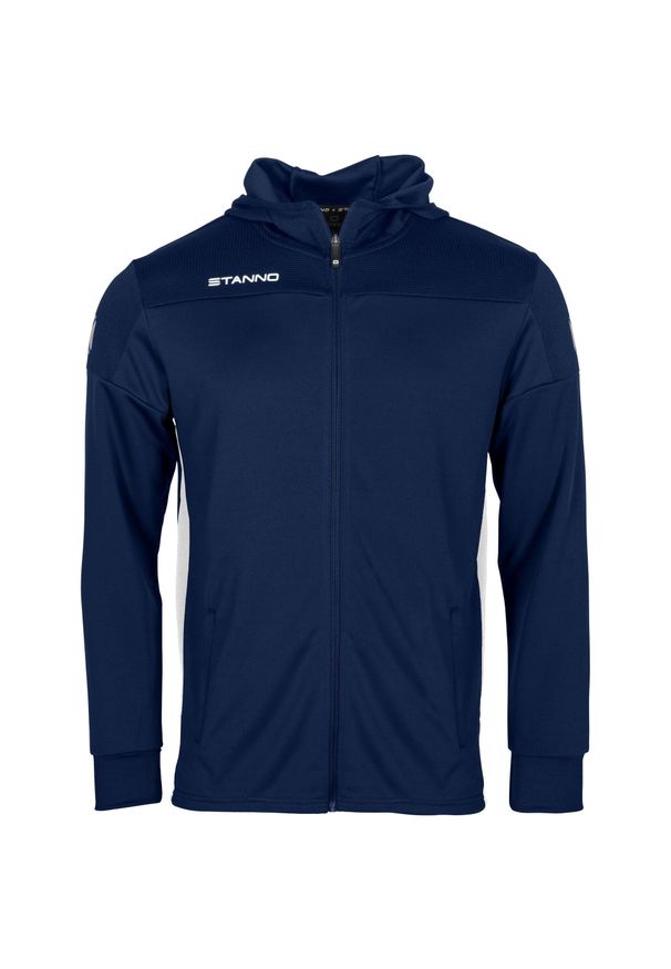 STANNO - Bluza dresowa z kapturem i zamkiem błyskawicznym Stanno Pride. Typ kołnierza: kaptur. Kolor: niebieski. Materiał: dresówka