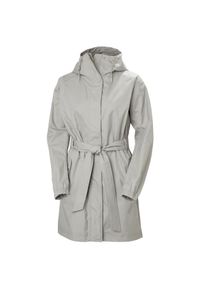 Damska kurtka wodoodporna Helly Hansen Hh Classics Trench. Kolor: szary. Styl: elegancki #1