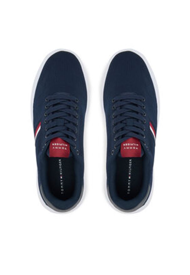 TOMMY HILFIGER - Tommy Hilfiger Sneakersy Modern Lightcup FM0FM05528 Granatowy. Kolor: niebieski. Materiał: materiał