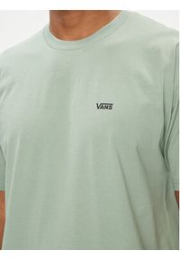 Vans T-Shirt Mn Left Chest Logo Tee VN0A3CZE Zielony Regular Fit. Kolor: zielony. Materiał: bawełna